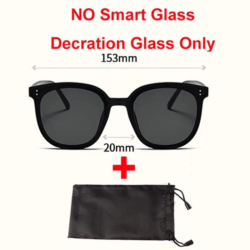 AI Smart Glasses Men Women Multifunction Touch Music Playback Remote Camera Control Voice Assistant BT Glasses Smart Sunglasses